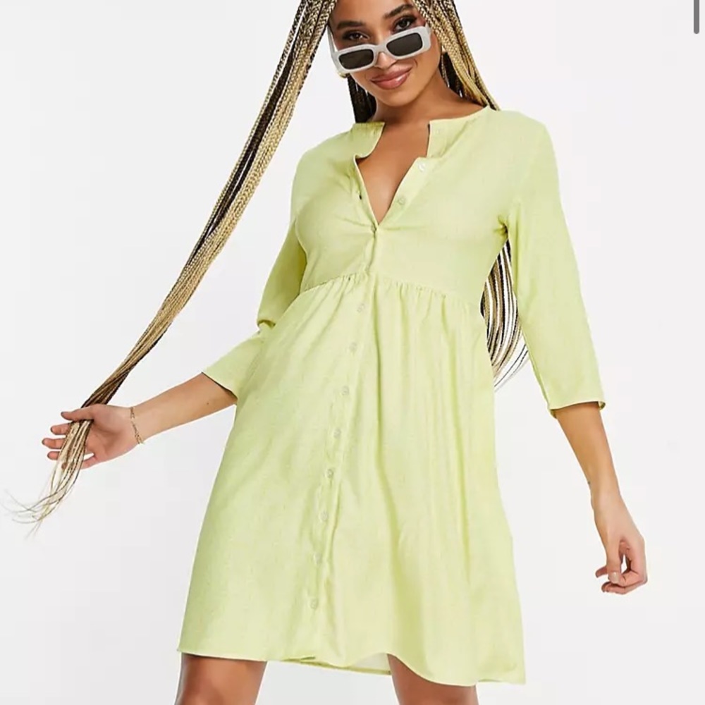 NWOT Button Down Smock Dress